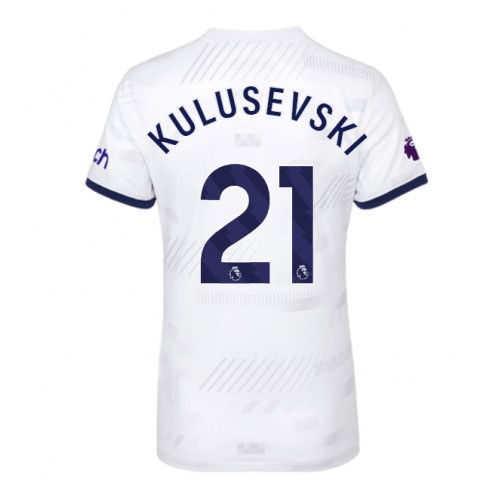 Fotbalové Dres Tottenham Hotspur Dejan Kulusevski #21 Dámské Domácí 2023-24 Krátký Rukáv